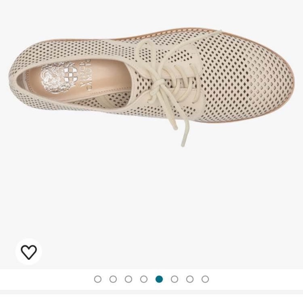 Beige Perforated Women's Oxford Shoes
Vince Camuto